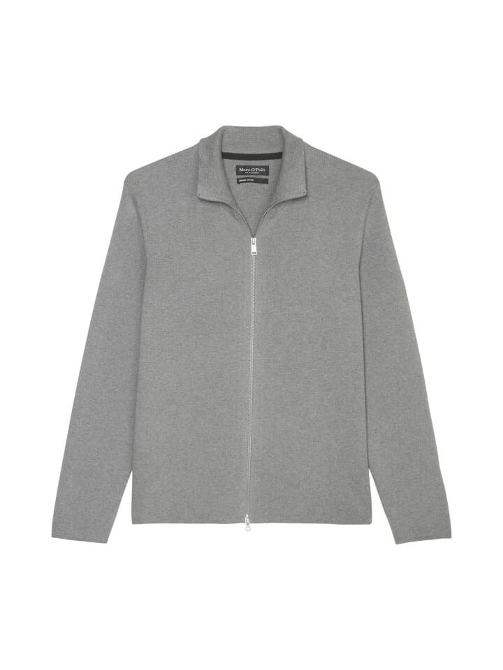 

Кардиган Marc O'Polo DfC Zipper Strickjacke regular, цвет grey melange