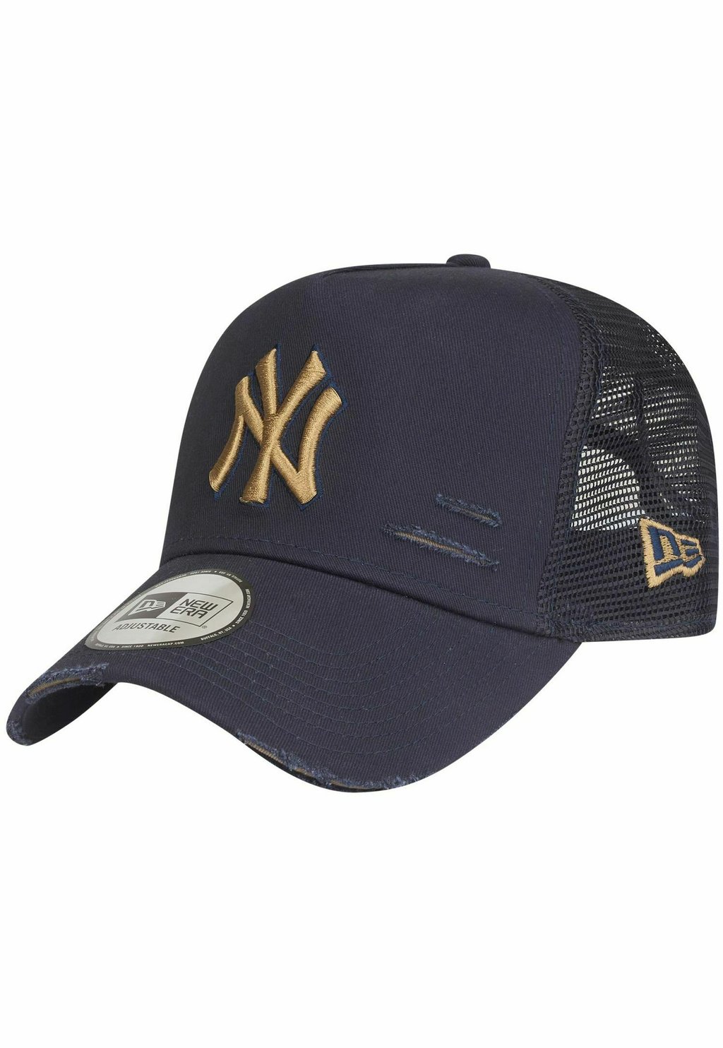 Бейсболка TRUCKER DISTRESSED NEW YORK YANKEES New Era, цвет navy