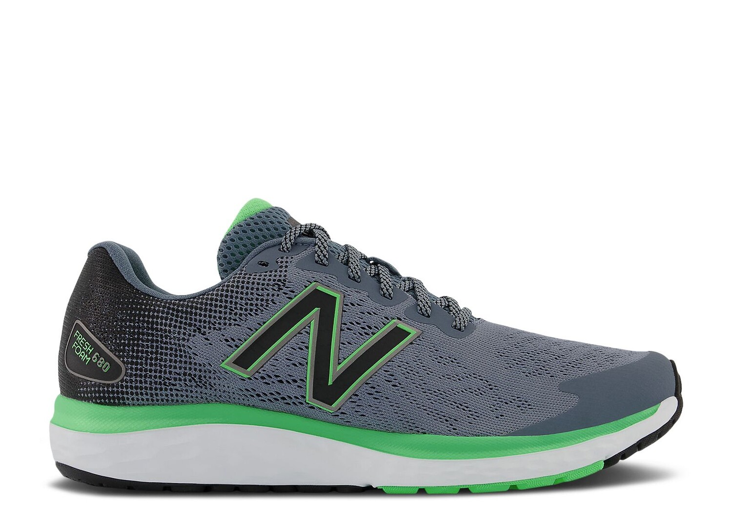 

Кроссовки New Balance Fresh Foam 680V7 'Ocean Grey Vibrant Spring', серый
