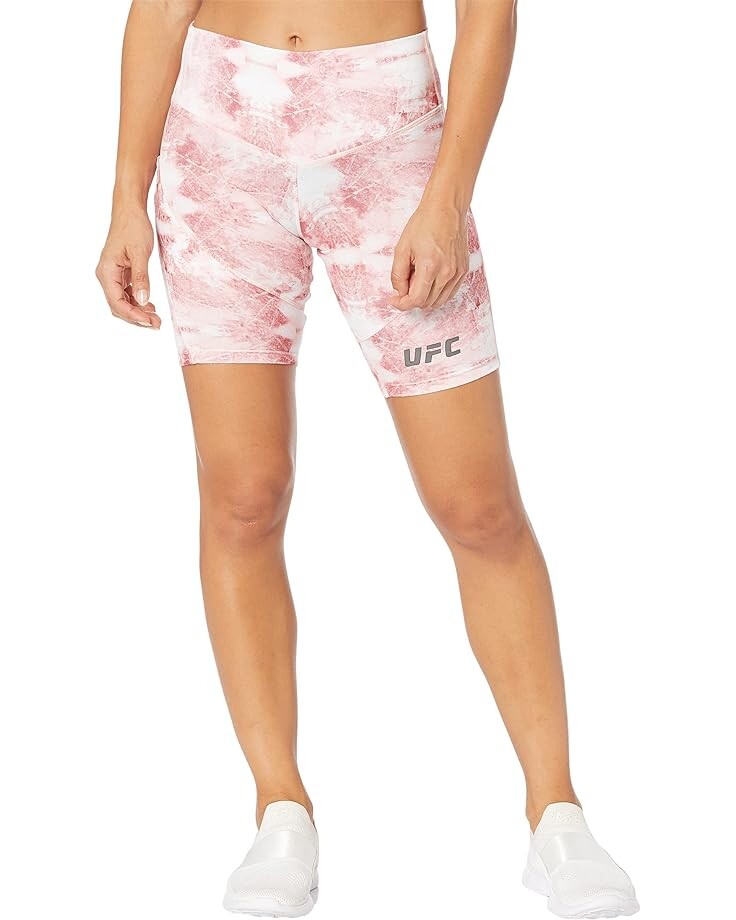 

Шорты UFC Quartz Print 9" Extreme Workout, цвет Blushing Rose