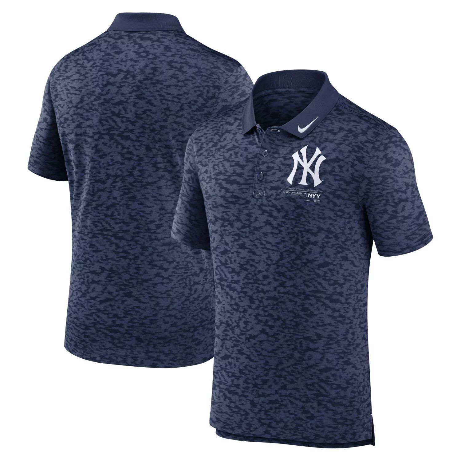 Мужская футболка-поло New York Yankees Next Level Performance темно-синего цвета Nike мужская темно синяя рубашка поло new york yankees next level nike