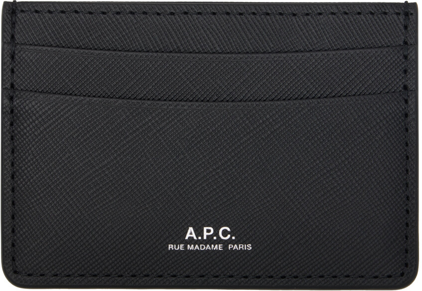 

Черный визитница Andre A.P.C., цвет Black