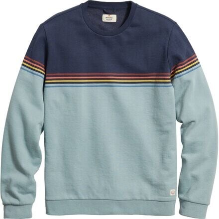 

Толстовка в полоску Sunset мужская Marine Layer, цвет Blue Colorblock