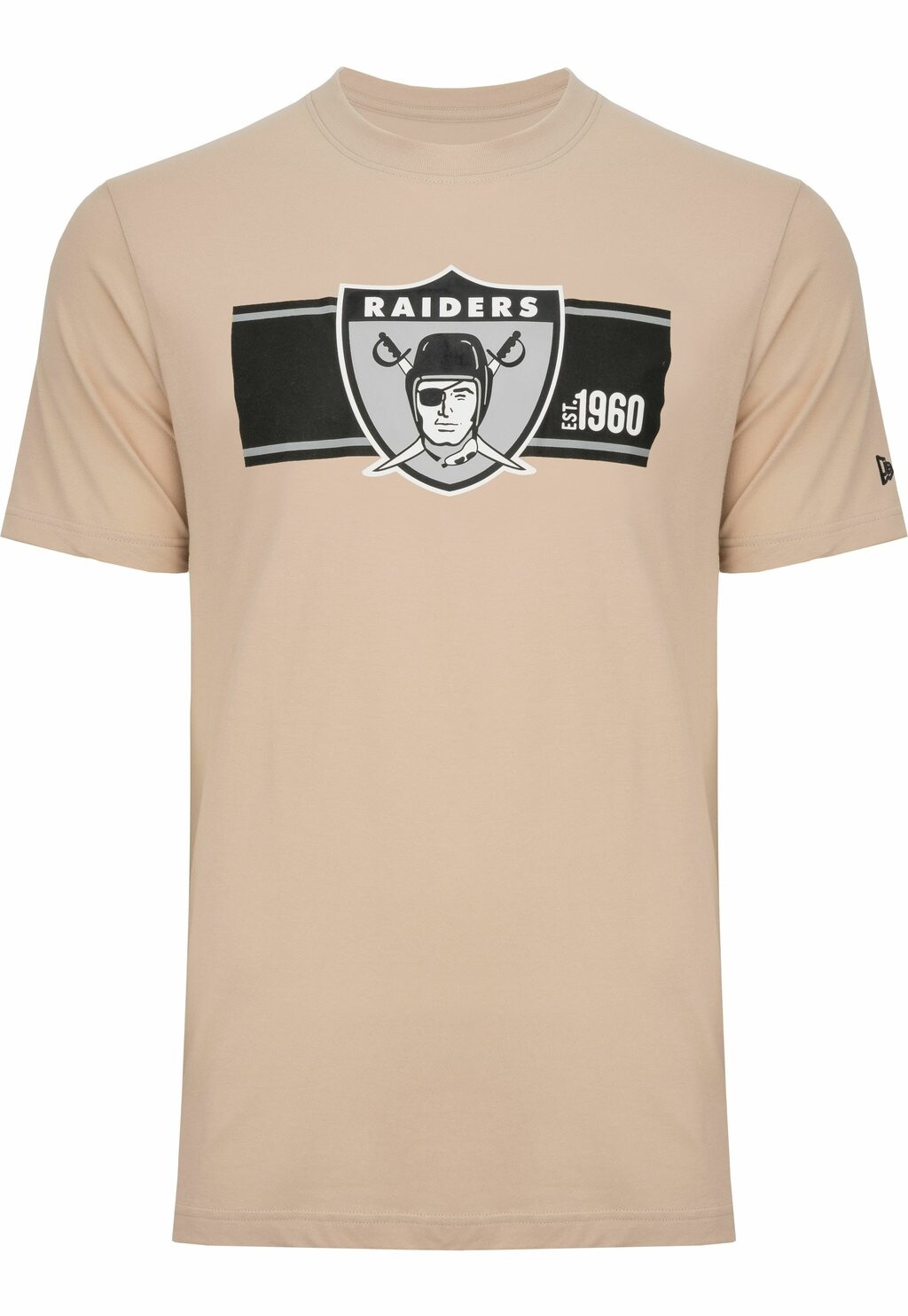 

Футболка с принтом NFL SIDELINE OAKLAND RAIDERS New Era, цвет beige