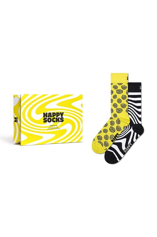 

Носки с зигзагом в подарочной упаковке, 2 шт. Happy Socks, мультиколор