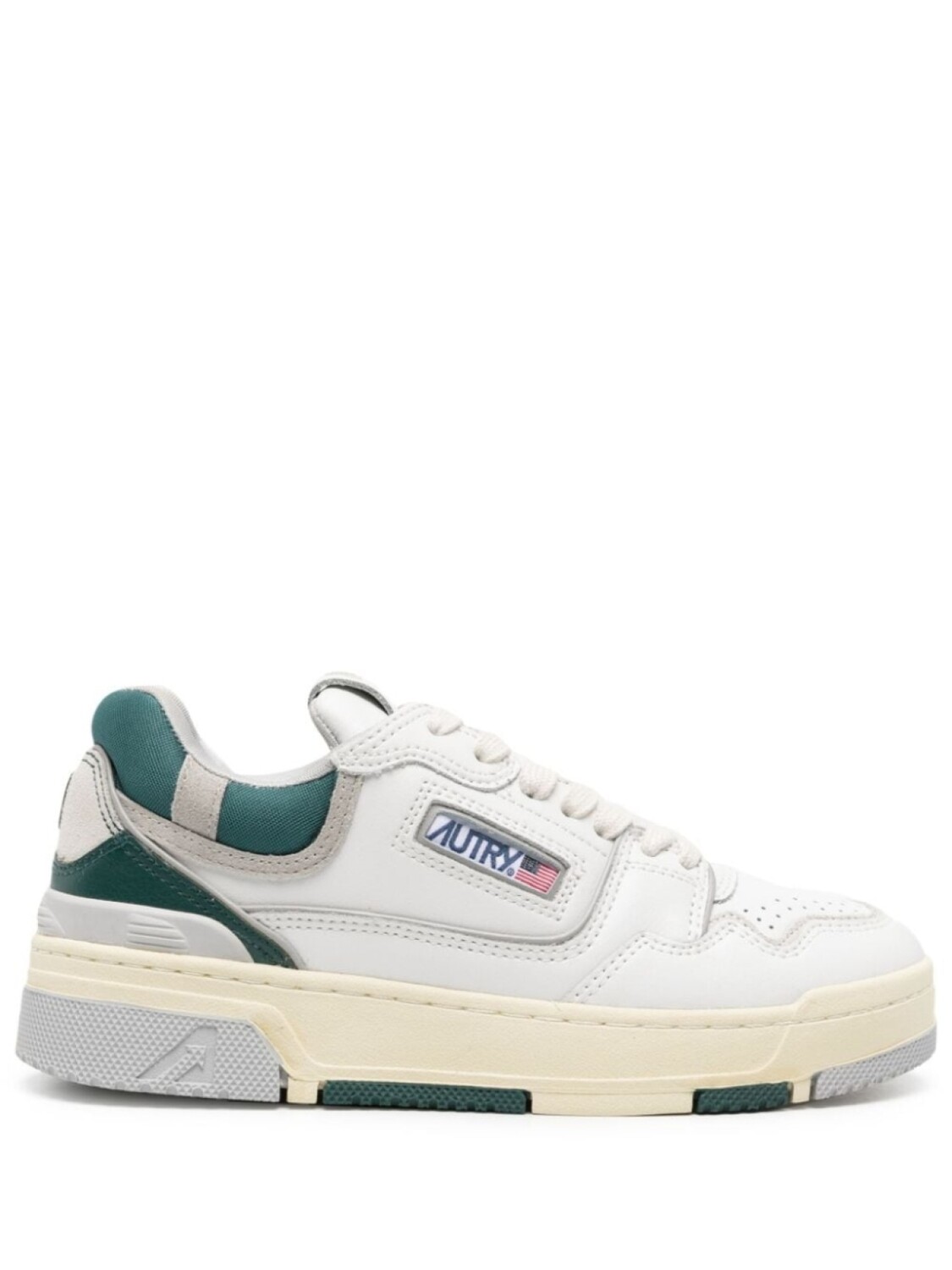 

Кроссовки Autry CLC Lace-Up, белый/темно-зеленый