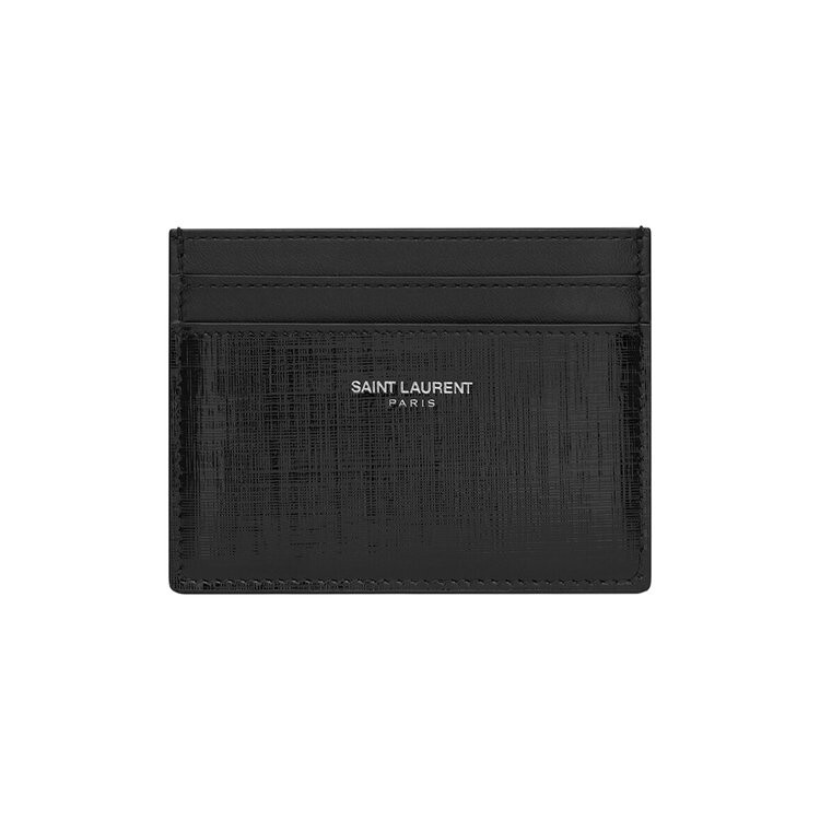 

Картхолдер Saint Laurent Paris Card Case, цвет Nero