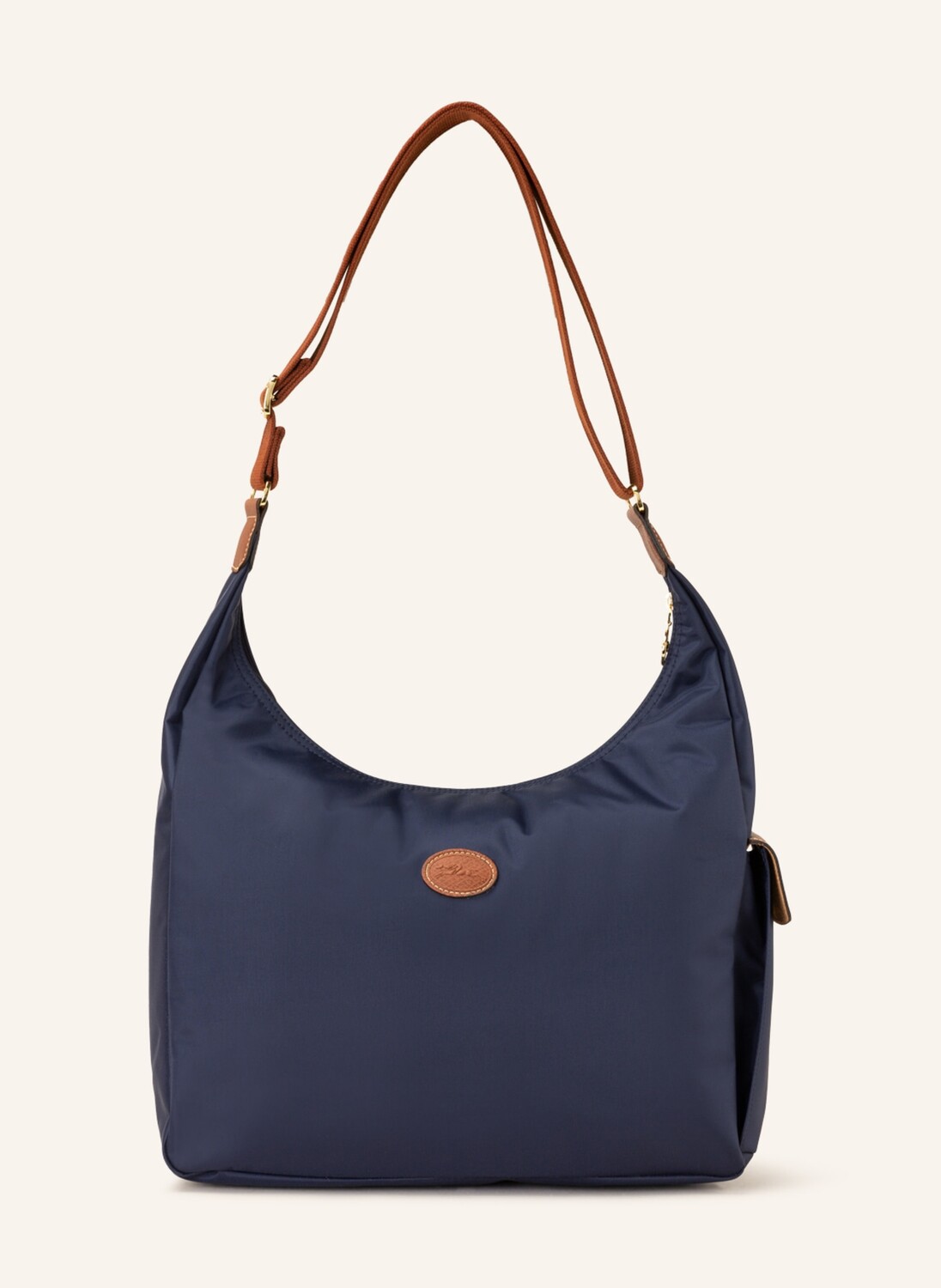 

Сумка хобо LONGCHAMP PLIAGE, темно-синий