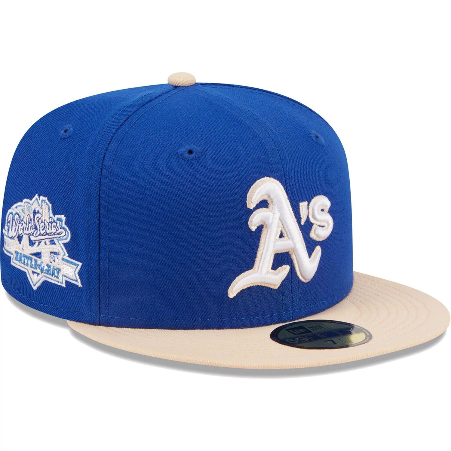 

Мужская приталенная кепка New Era Royal Oakland Athletics 59FIFTY