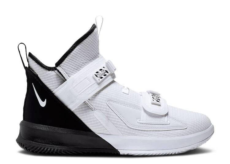 Nike LEBRON SOLDIER 13 ESSENTIAL WHITE BLACK CDEK.Shopping