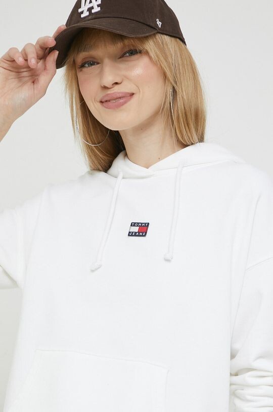 

Хлопковая толстовка Tommy Jeans, белый
