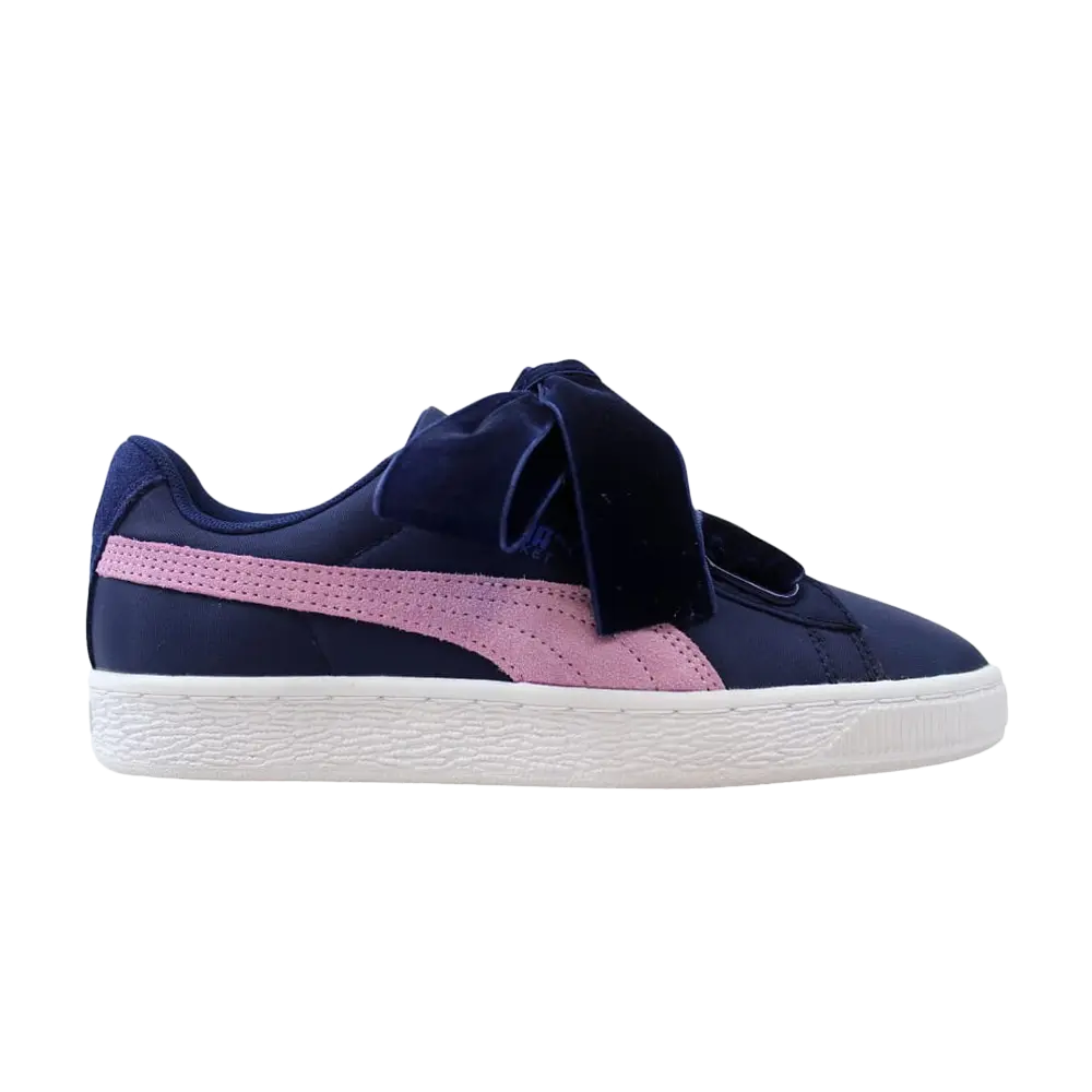 

Кроссовки Wmns Basket Heart Nylon Puma, синий