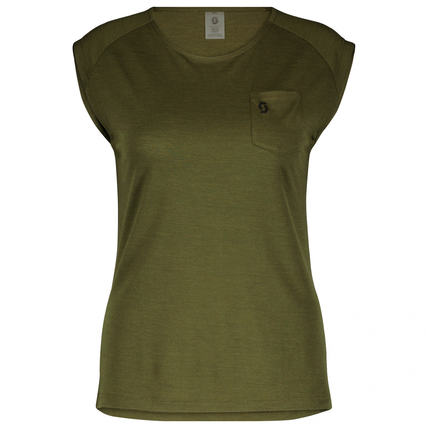 

Рубашка из мериноса Scott Women's Defined Merino Tank, цвет Fir Green