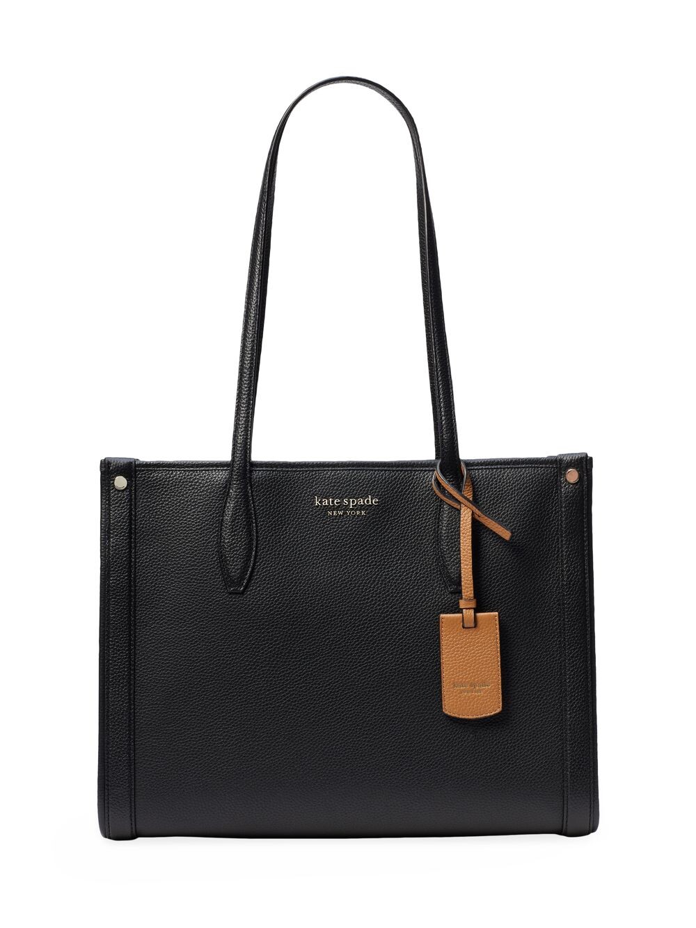

Сумка-тоут Market из шагреневой кожи kate spade new york, черный