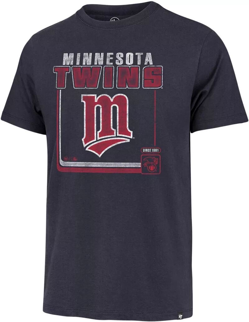 

Мужская темно-синяя футболка Minnesota Twins '47 Cooperstown Borderline Franklin