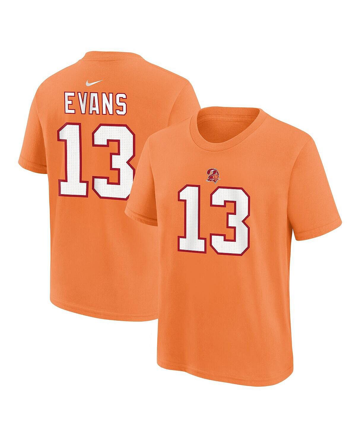 

Футболка Big Boys Mike Evans Orange Tampa Bay Buccaneers с именем и номером игрока Nike