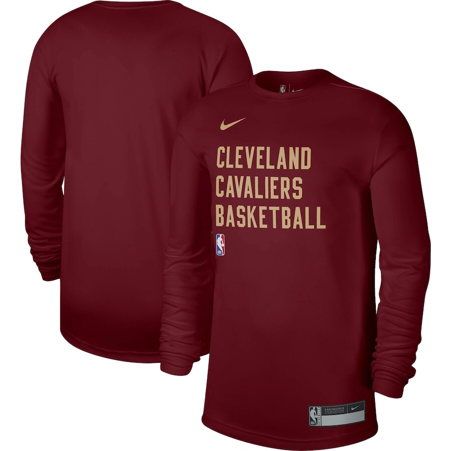 

Футболка с длинным рукавом Nike Cleveland Cavaliers, бордовый