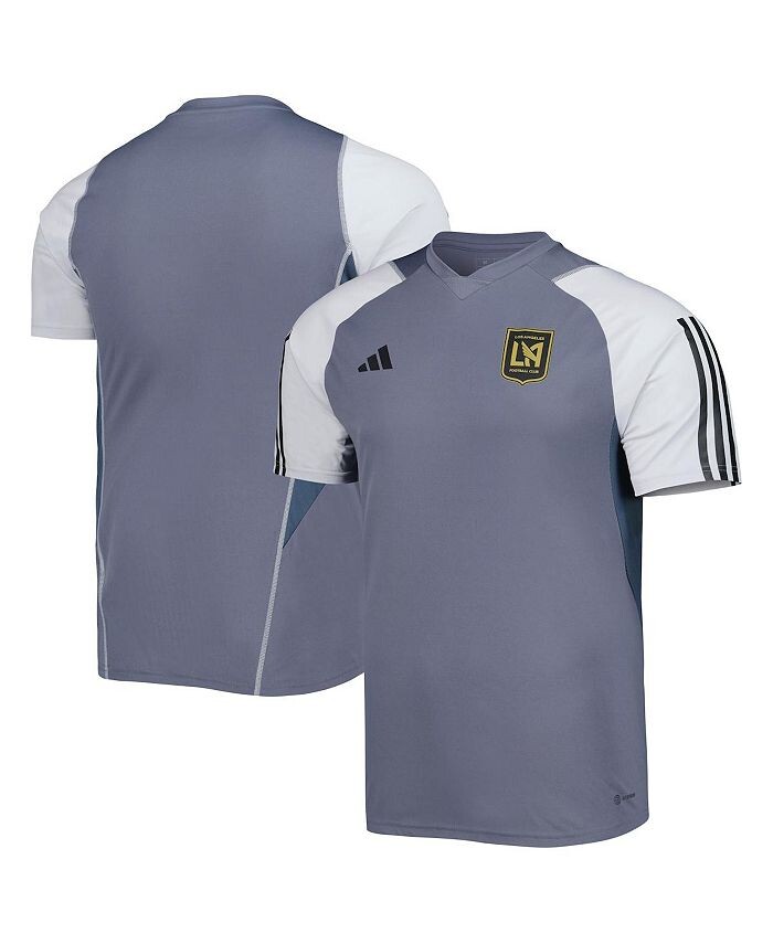 

Мужская серая футболка для тренировок на поле LAFC 2023 adidas, серый