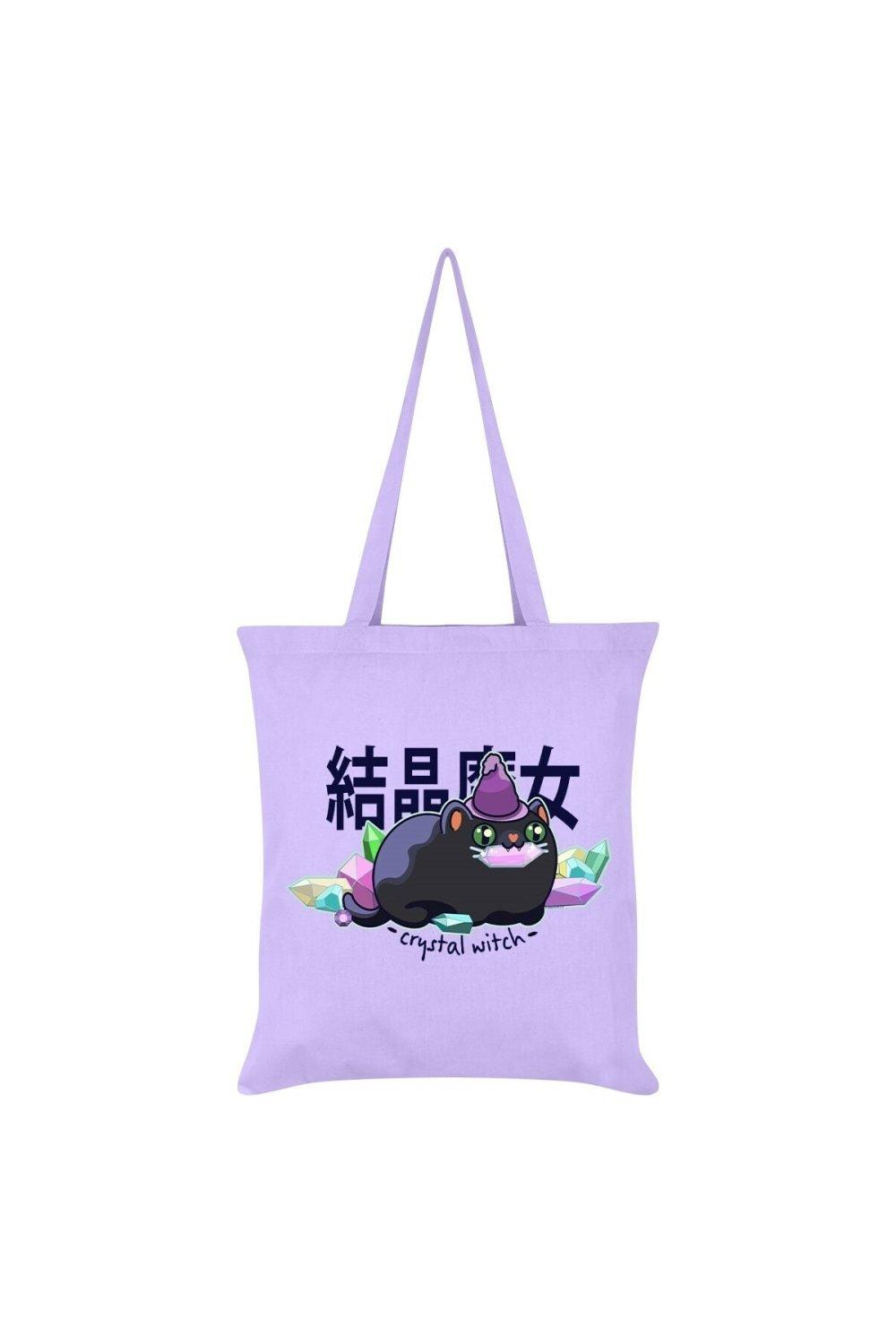 Большая сумка-тоут Crystal Witch Kawaii Coven, фиолетовый