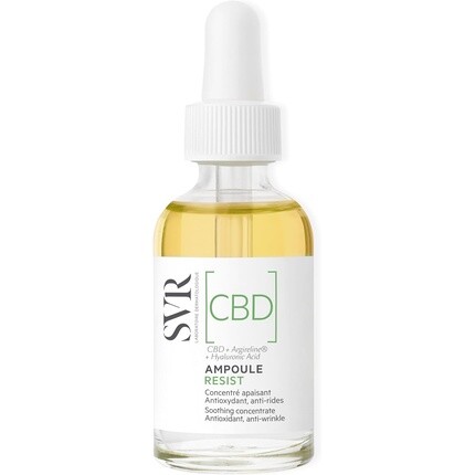 

SVR CBD Ampoule Resist антиоксидантное успокаивающее масло-сыворотка для лица для чувствительной, стрессовой кожи, склонной к покраснениям, дискомфорту, тонким линиям, 30 мл