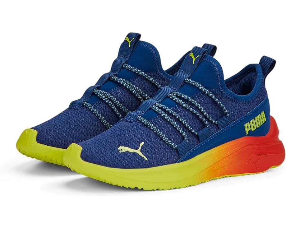 

Кроссовки PUMA One4All Fade, цвет Clyde Royal/PUMA Red/Lime Smash