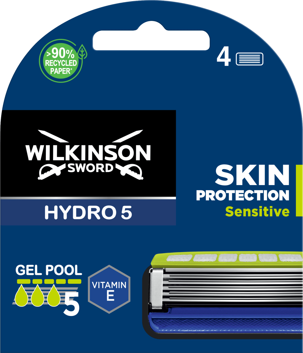 Лезвия для бритвы Hydro 5 Sensitive 4 шт. WILKINSON SWORD