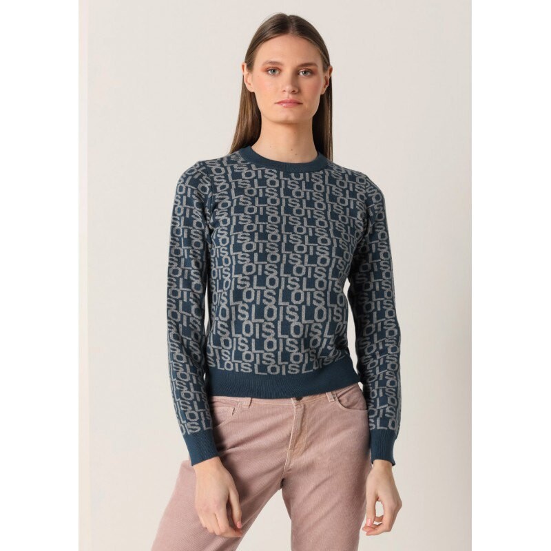 

Свитер Lois Jeans Round Neck, серый