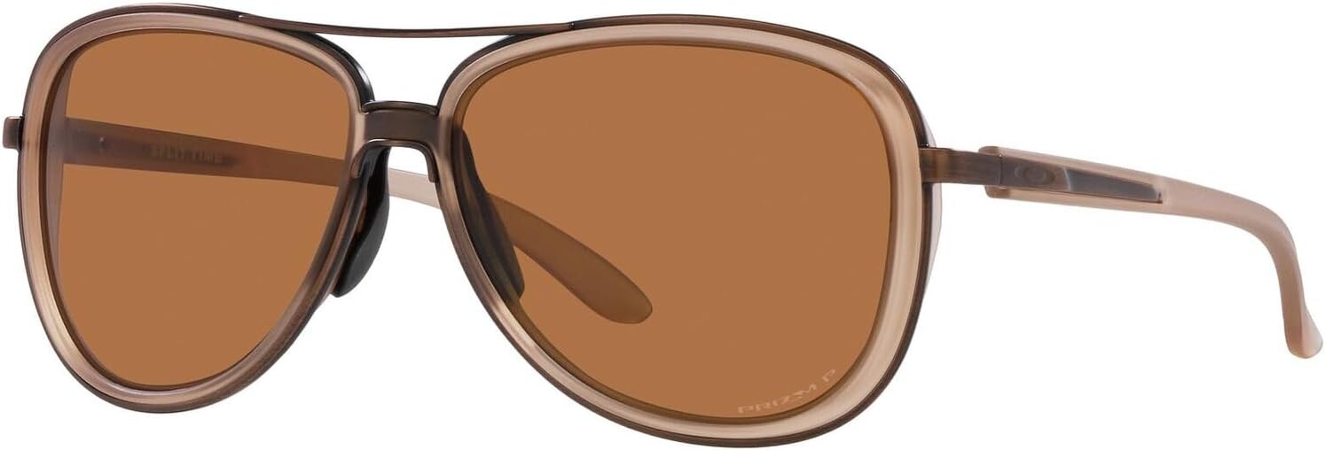 

Солнцезащитные очки Split Time Oakley, цвет Matte Sepia/Prizm Bronze Polarized