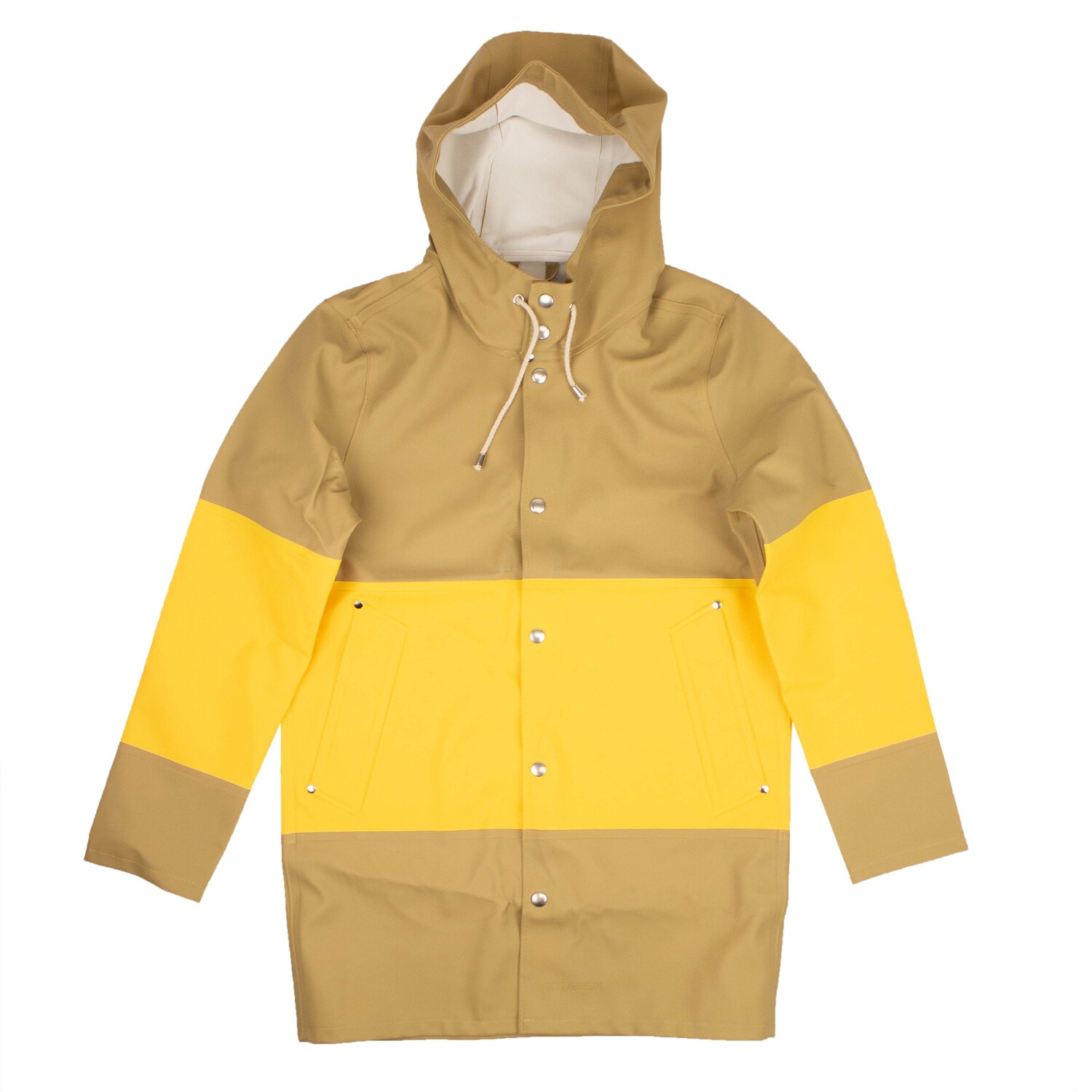 

Плащ в крупную полоску Stutterheim Stockholm - Желтый/Песочный, мультиколор