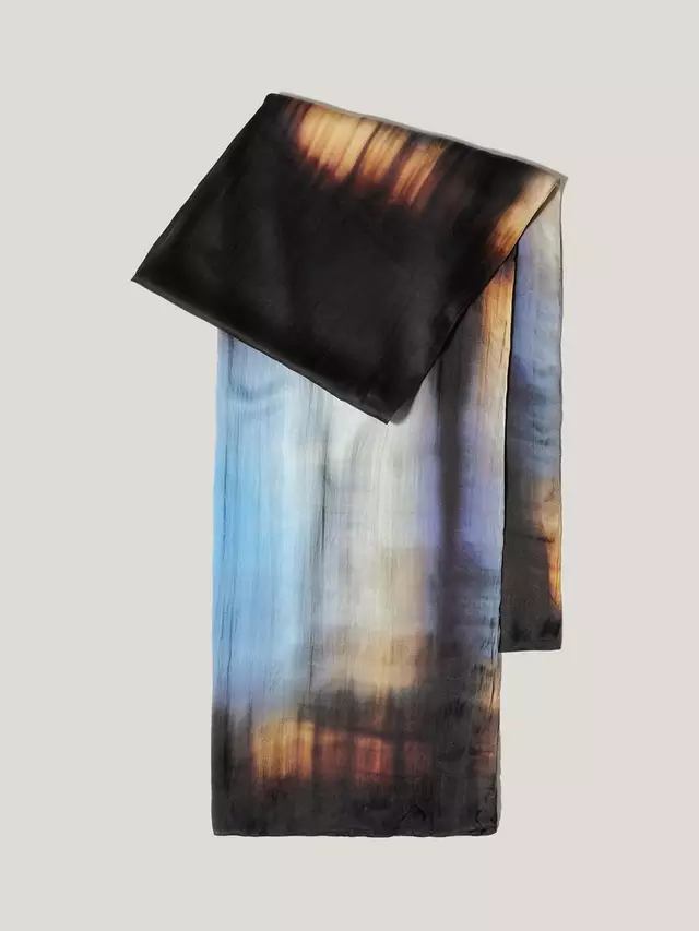 

Шарф Jigsaw Modern Dye Silk, разноцветный