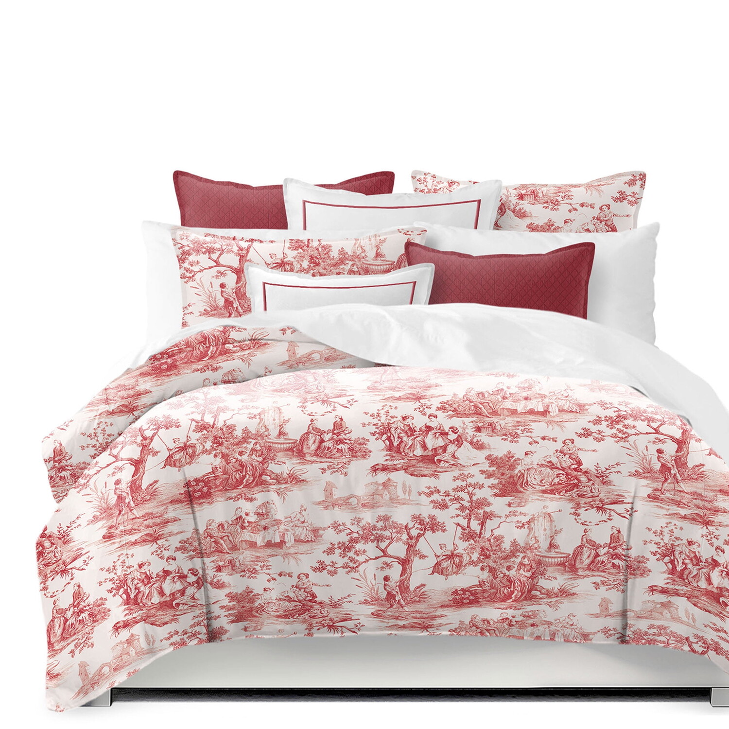 

Комплект пододеяльников Malaika Twin 6ix Tailors Fine Linens, бело-розовый