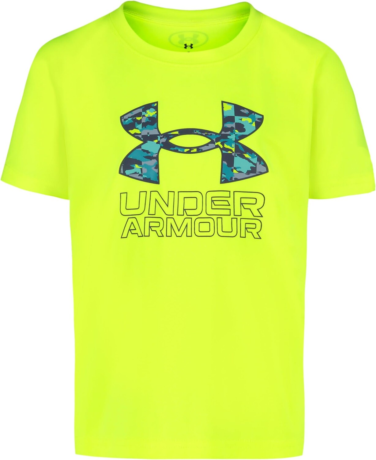 

Рубашка Under Armour Shapeshift Big Logo Short Sleeve Shirt, цвет Hi-Vis Yellow