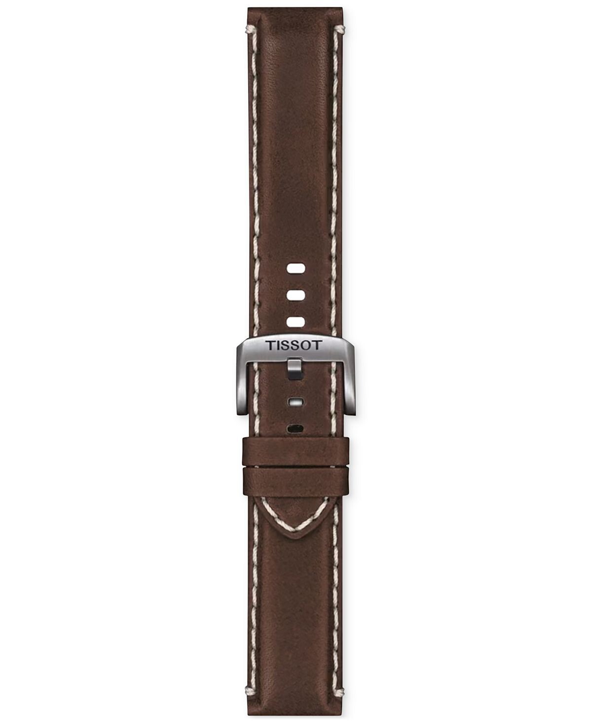 

Официальный сменный коричневый кожаный ремешок для часов Tissot