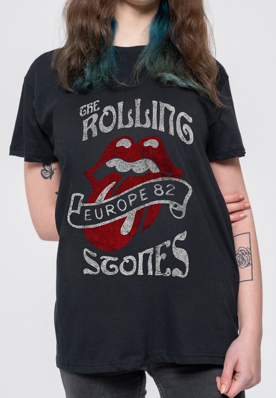 

Футболка с принтом THE ROLLING STONES EUROPE 82 TOUR Paradiso Clothing, черный