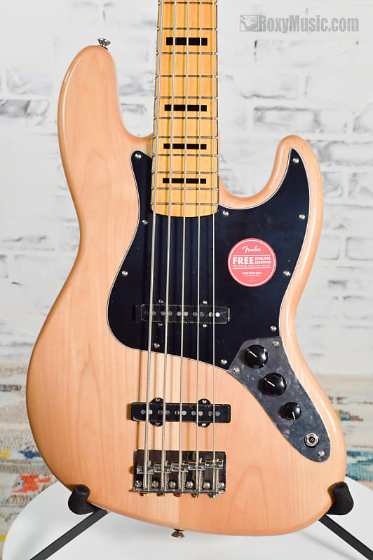 Басс гитара Squier Classic Vibe '70s Jazz Bass V 5-String Maple Fingerboard Natural