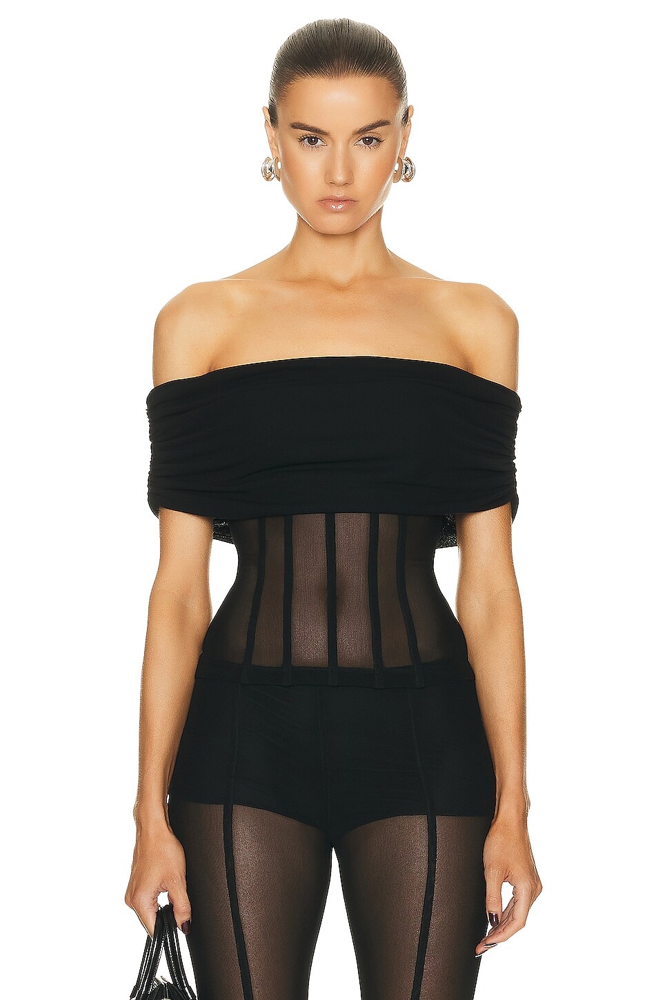 

Топ Blumarine Strapless, неро