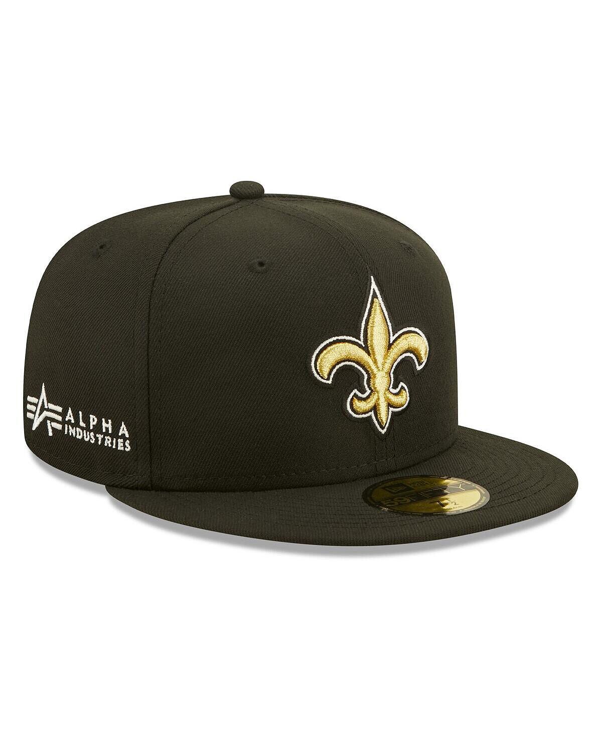 

Черная мужская приталенная шляпа New Orleans Saints Alpha 59FIFTY x Alpha Industries New Era