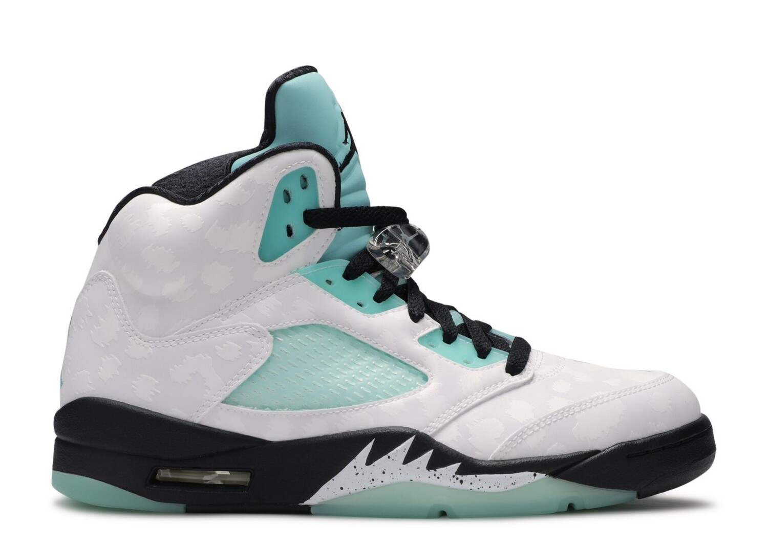 Кроссовки Air Jordan Air Jordan 5 Retro 'Island Green', зеленый зелёная пляжная пальмы 19314 green