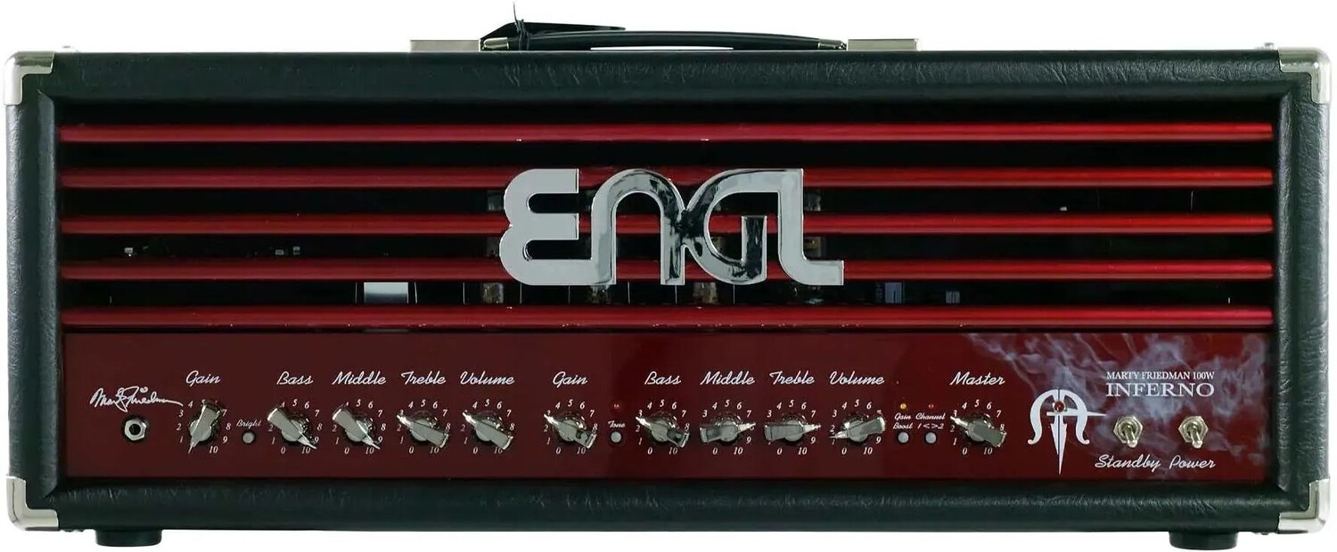 

Новые усилители ENGL Marty Friedman "Inferno" Signature E766 100-ваттный ламповый усилитель