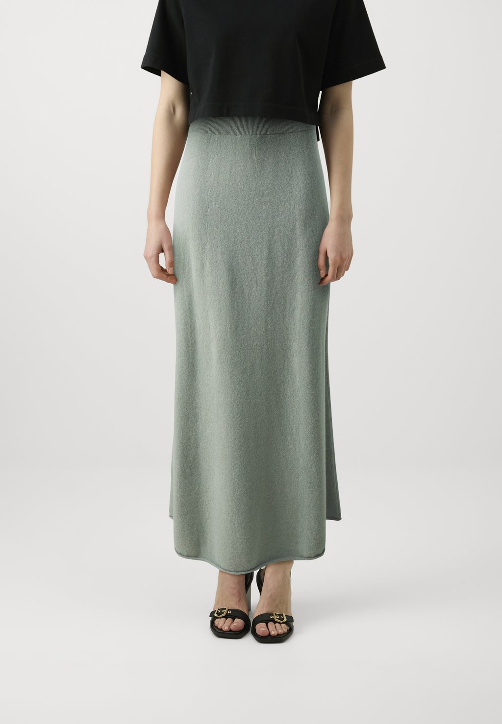 

Юбка макси SKIRT FTC Cashmere, светло-зеленый