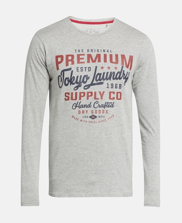 

Топ с длинными рукавами Tokyo Laundry, светло-серый