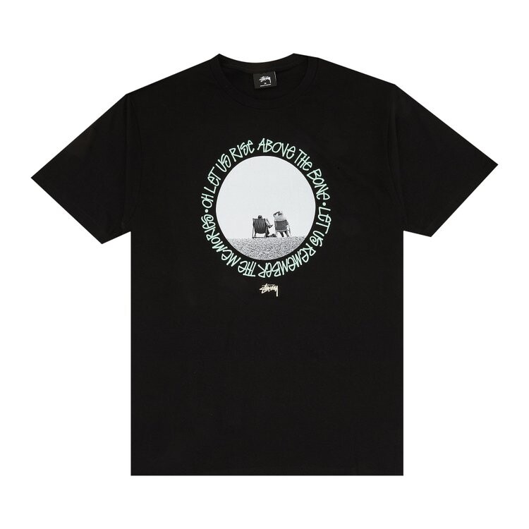 Футболка Stussy Beach Buddies 'Black', черный