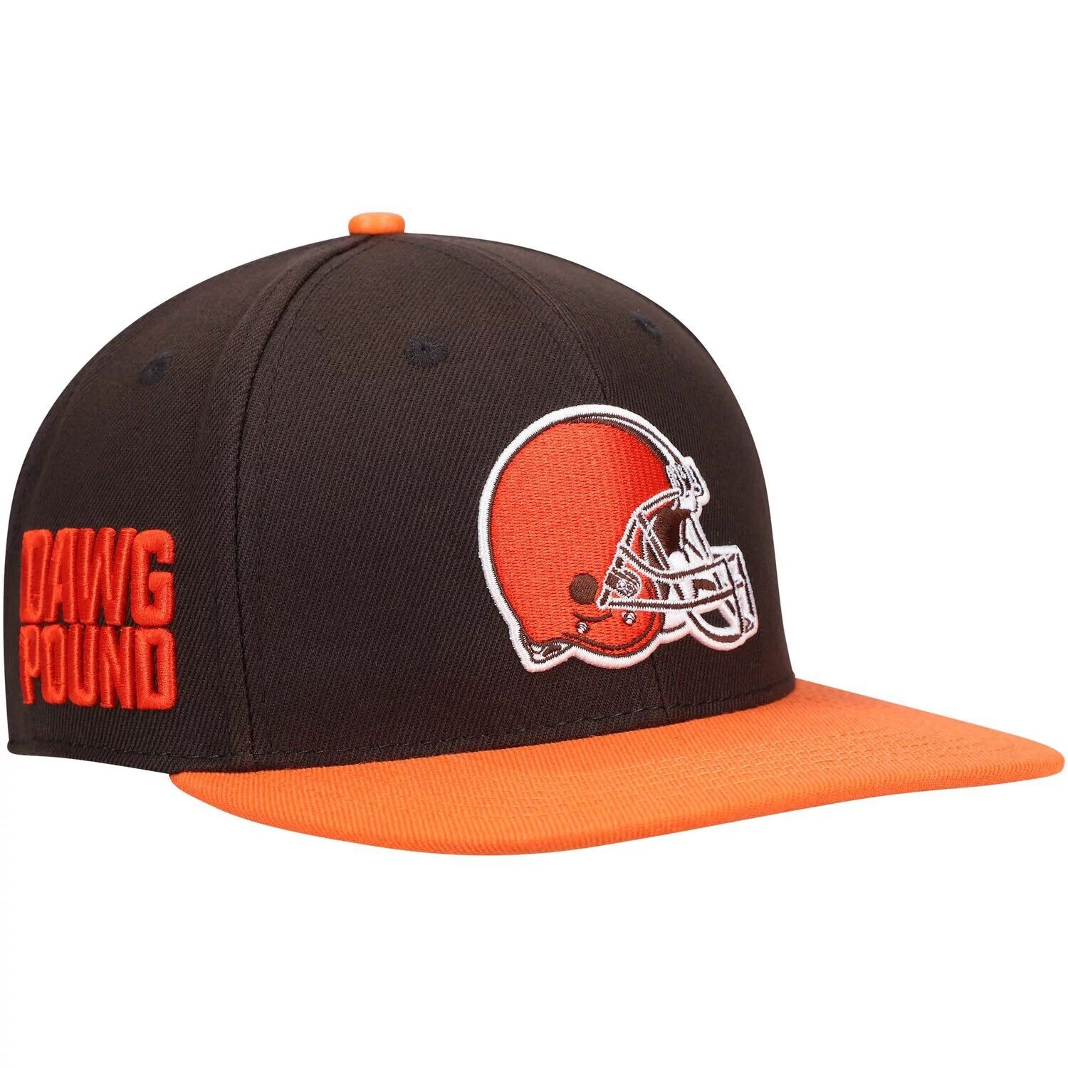 

Мужская профессиональная стандартная коричнево-оранжевая кепка Cleveland Browns 2Tone Snapback