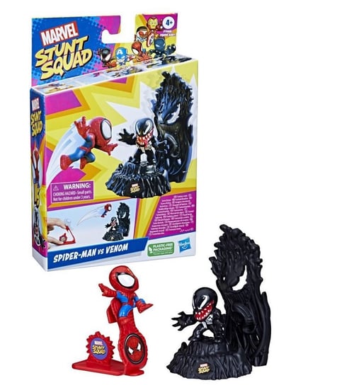 свеча в торт набор человек паук Минифигурки Hasbro, Marvel Stunt Squad, Человек-Паук против Венома