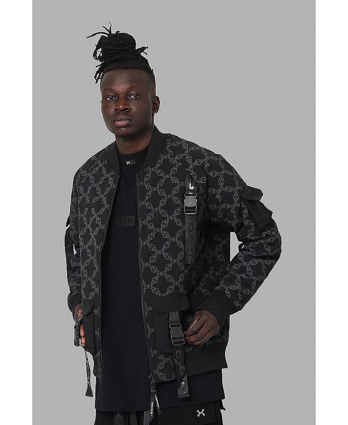 Мужская куртка-бомбер L-4 A Chain Gang DXXMLIFE, черный бомбер chereshnev brand силуэт прямой размер l черный