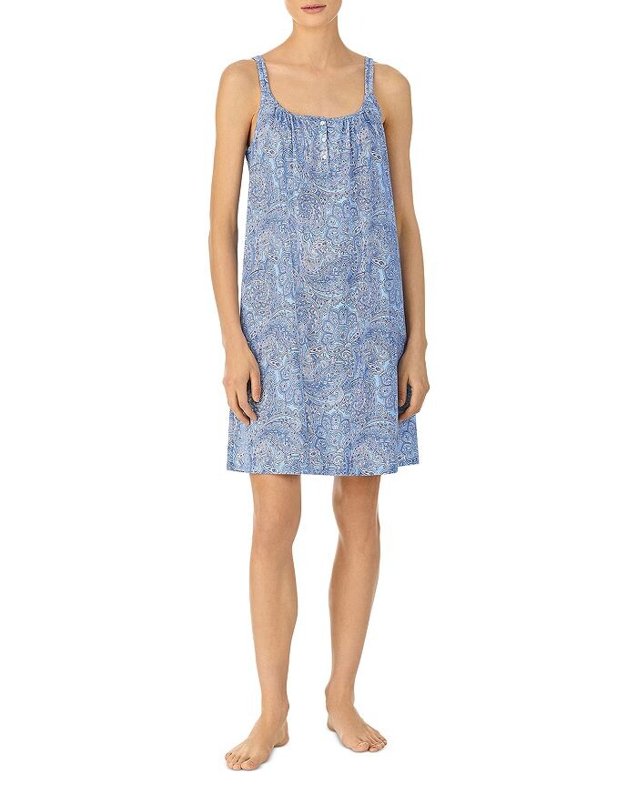 

Короткое ночное платье в горошек Ralph Lauren