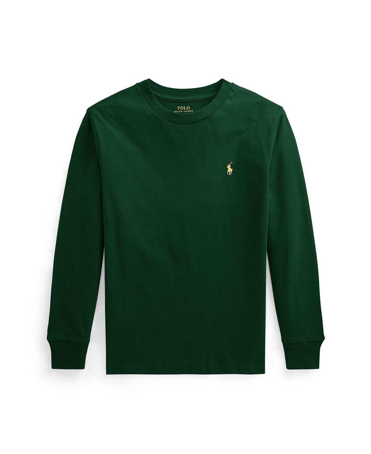 

Футболка с длинными рукавами из хлопкового джерси Big Boys Polo Ralph Lauren
