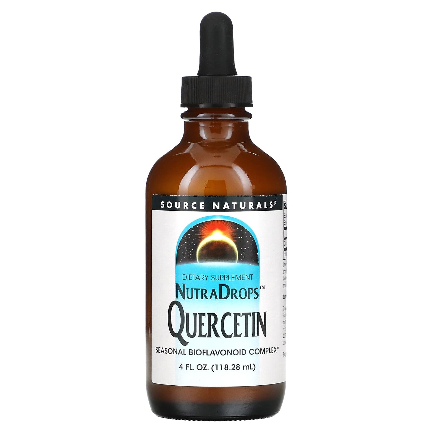 

Кверцетин NutraDrops, 4 жидких унции (118,28 мл), Source Naturals