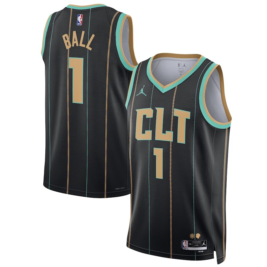 

Джерси Jordan Brand Charlotte Hornets, черный