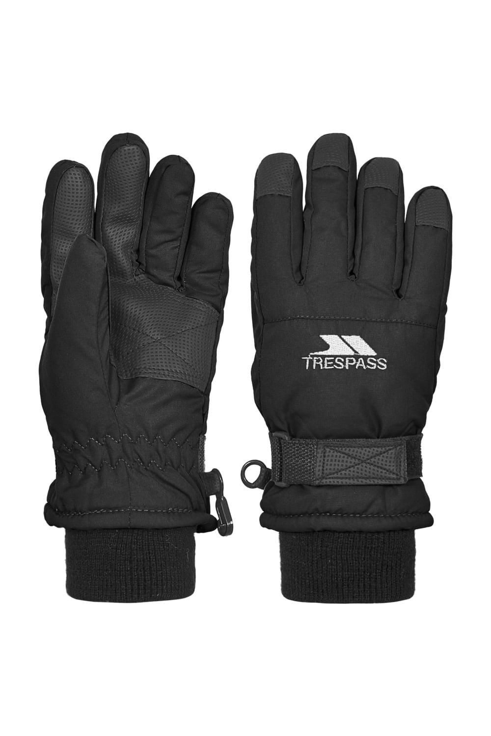 Зимние лыжные перчатки Ruri II Trespass, черный искусственные перчатки 3 мм защита от царапин для дайвинга с регулируемым ремешком сохраняет тепло для подводной охоты каякинга